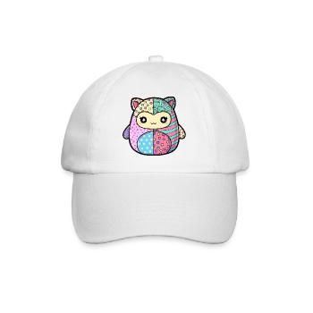 Patchwork Kitten Pastellfarben - Baseballkappe - Weiß/Weiß - Vorne