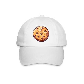 Pixel Cookie Pixel Cookie Retro Art - Baseball Cap - white/white - Front