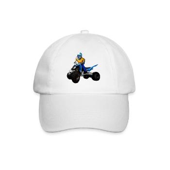 Quad Action Driver in Yellow Blue - Baseball Cap - white/white - Front