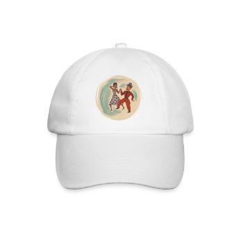 DANCER LOVERS #2 - nice people - Baseball Cap - white/white - Front