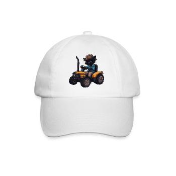 Panther Tractor Farmer - Casquette classique - blanc/blanc - Devant