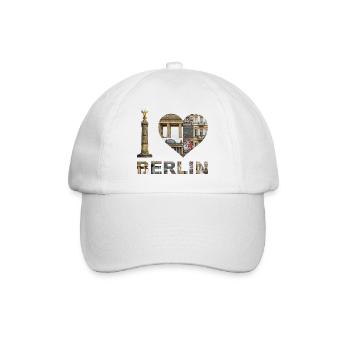 I Love Berlin – Urban Architecture - Baseball Cap - white/white - Front