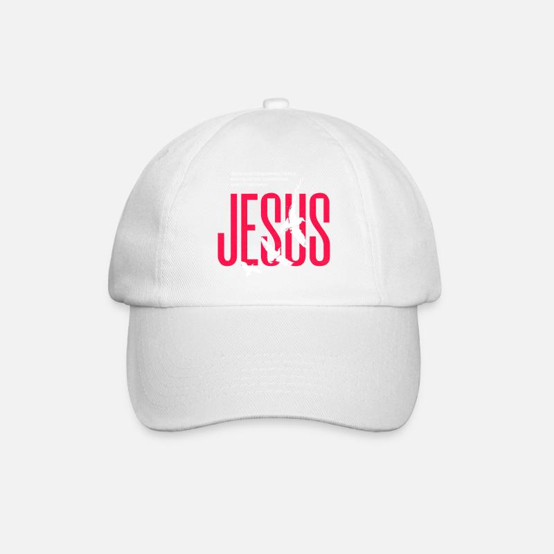 Typographie des colombes de Jésusis - Casquette classique - blanc/blanc