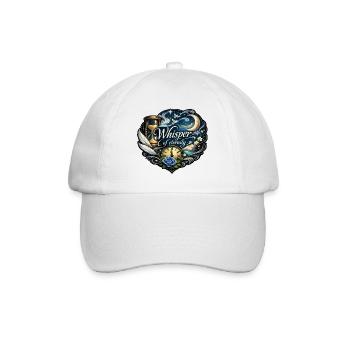 Flüstern der Ewigkeit - Baseballkappe - Weiß/Weiß - Vorne
