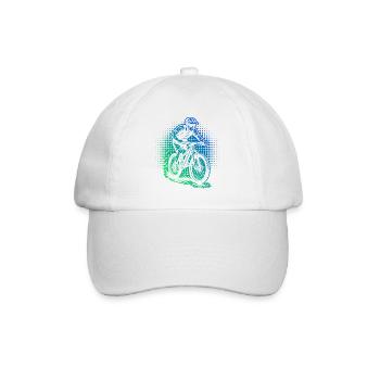 Mountainbike Liebe zum Anziehen - Baseballkappe - Weiß/Weiß - Vorne