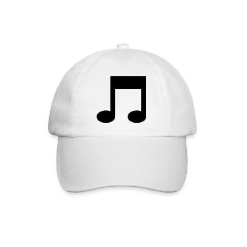 Note musicale - Casquette classique - blanc/blanc - Devant