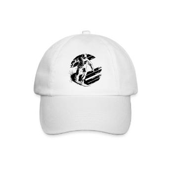 Snowboarders - Baseball Cap - white/white - Front