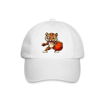Tiger Basketball / Hooper Baller - Baseball Cap - white/white - Front