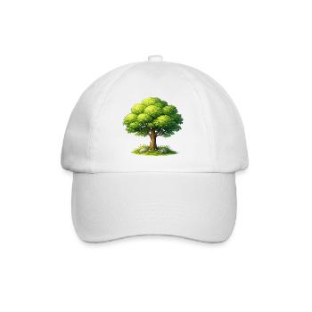 Tree in the sunlight - Baseball Cap - white/white - Front