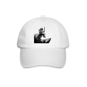 Astronaut Café Espace Falaise - Baseball Cap - white/white - Front