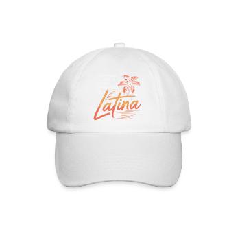 Tout ce que j’aime est illégal, cher ou latina - Casquette classique - blanc/blanc - Devant