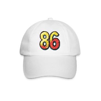 86 Nombre Coloré - Casquette classique - blanc/blanc - Devant