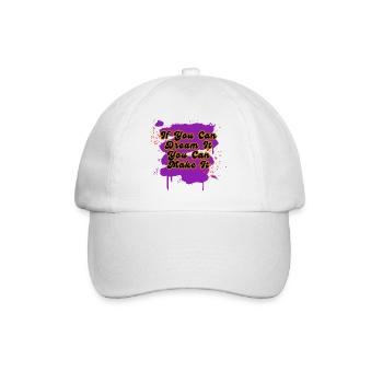 Si tu peux le rêver, tu peux y arriver - Casquette classique - blanc/blanc - Devant