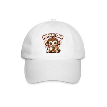 Monkey Punch - Kawaii - Baseball Cap - white/white - Front