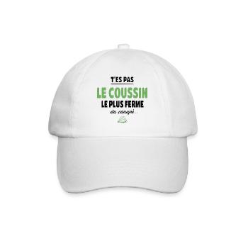 T’es pas le coussin le plus ferme du canapé - Casquette classique - blanc/blanc - Devant