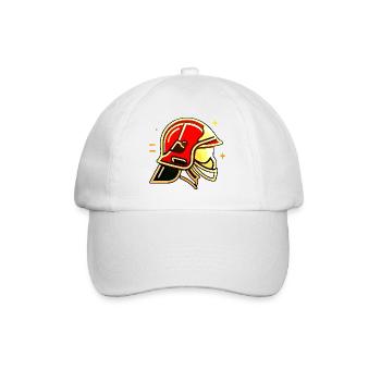 Firefighter helmet - Baseball Cap - white/white - Front