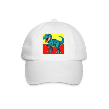 dinosaure - Casquette classique - blanc/blanc - Devant