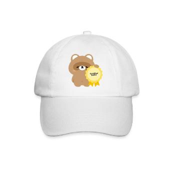 Certified Softie Beaver - Baseball Cap - white/white - Front