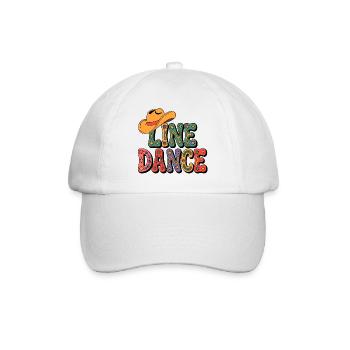 Line Dance Retro Cowboyhut - Baseballkappe - Weiß/Weiß - Vorne