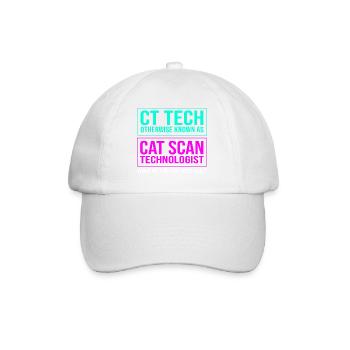 MRI Radiologist Radiology X-ray Rad Tech - Baseball Cap - white/white - Front