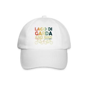 Gardasse and bike - Baseball Cap - white/white - Front