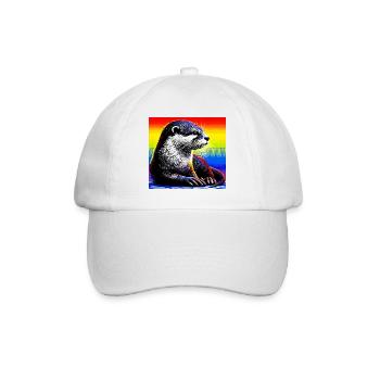 loutre - Casquette classique - blanc/blanc - Devant