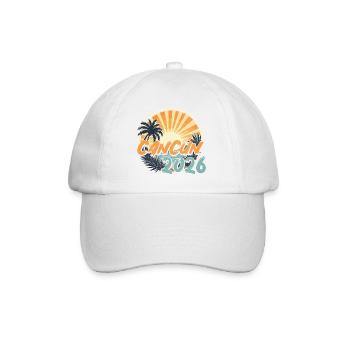 Cancun 2026 - Baseball Cap - white/white - Front