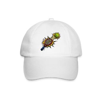 Étymologie Tennis - Casquette classique - blanc/blanc - Devant