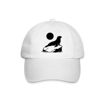 Phoque - Casquette classique - blanc/blanc - Devant