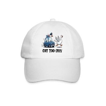 Got Too Silly Goose Police Duck Car Tee Funny - Casquette classique - blanc/blanc - Devant
