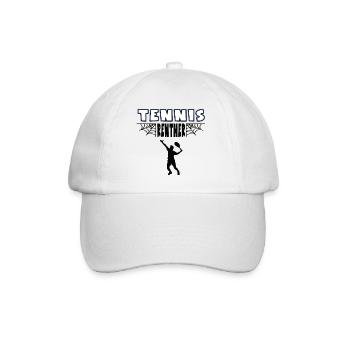 Pensionnaire de tennis Pensionné Joueur de tennis Retraite - Casquette classique - blanc/blanc - Devant