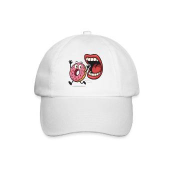 Humour de Donut Running - Casquette classique - blanc/blanc - Devant