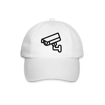 Camera - Baseball Cap - white/white - Front