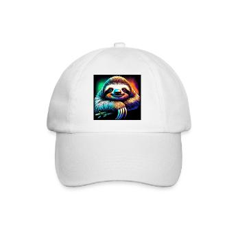 sloth - Baseball Cap - white/white - Front