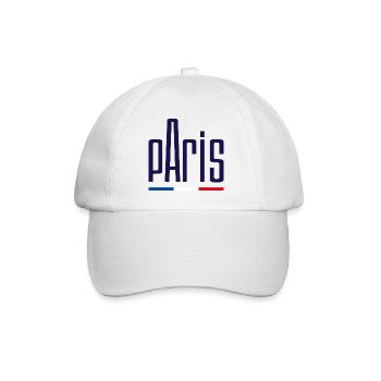 Paris - Casquette classique - blanc/blanc - Devant