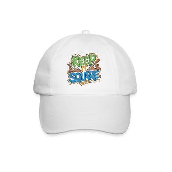Cabinet Maker Keep It Square Furniture Maker - Baseball Cap - white/white - Front