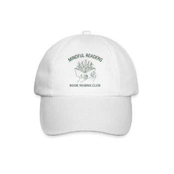 Book Club Book Lover Gift Vintage Style - Casquette classique - blanc/blanc - Devant