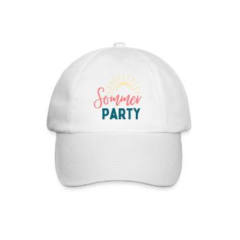 Logo Sunbeam de la fête d’été - Casquette classique - blanc/blanc - Devant