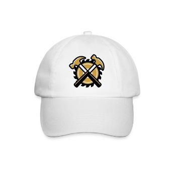 Blason du marteau artisan - Casquette classique - blanc/blanc - Devant