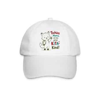 Kita Abschiedskind - Baseballkappe - Weiß/Weiß - Vorne