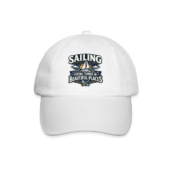 Sailing Repairs - Baseball Cap - white/white - Front