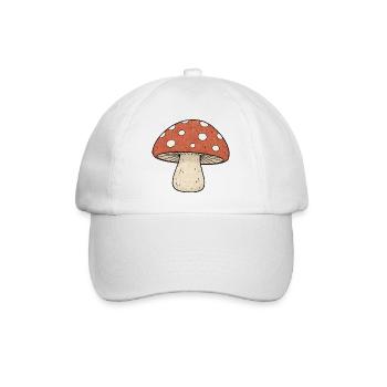 TINY ACTIVISTS | Mushroom - Baseball Cap - white/white - Front