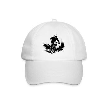 Croquis de VTT - Casquette classique - blanc/blanc - Devant