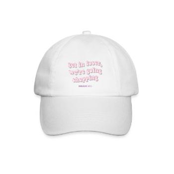 Mean Girls Get In Loser, We´re Going Shopping - Baseball Cap - white/white - Front
