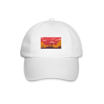Wander around the desert. - Baseball Cap - white/white - Front
