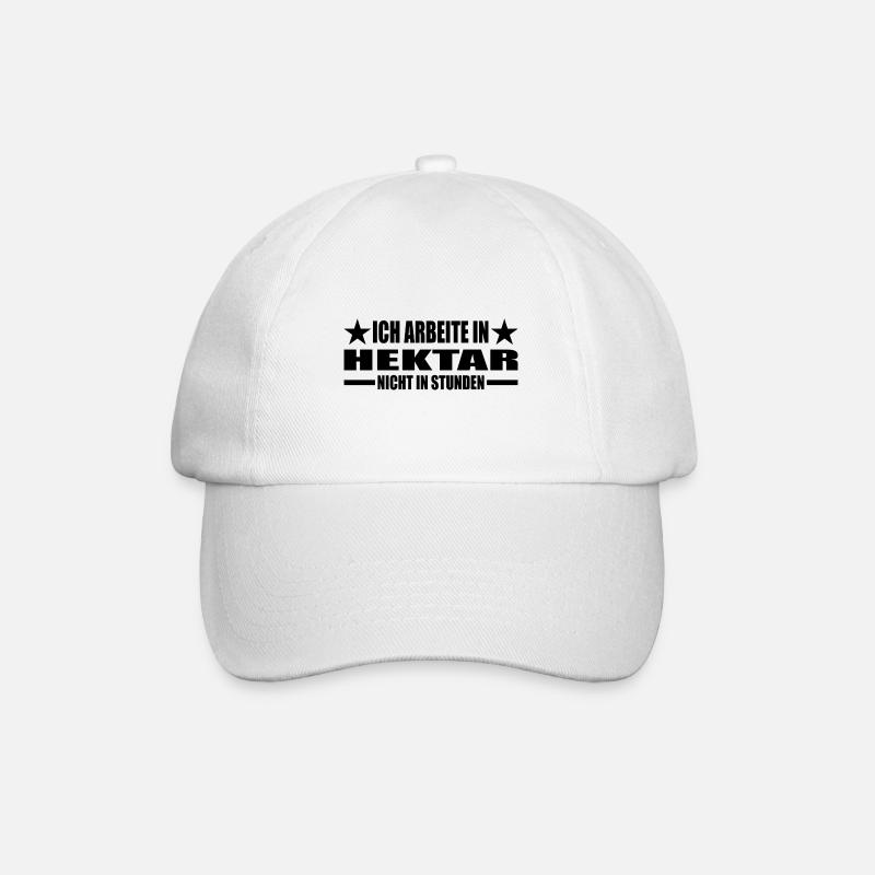 Dorfkind - Baseballkappe - Weiß/Weiß