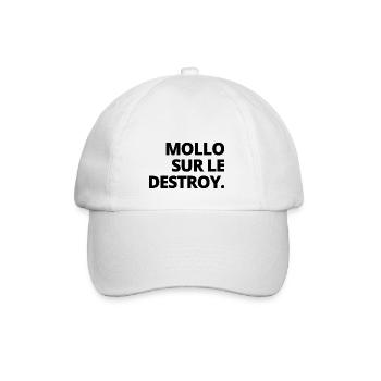 Modèle Mollo Sur Le Destroy Fun Motif - Casquette classique - blanc/blanc - Devant