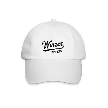 Winzer 2025 Beruf Winzerei Lehre Lehrling Weinbau - Baseballkappe - Weiß/Weiß - Vorne