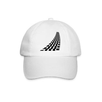 CAMION À PNEUS - Casquette classique - blanc/blanc - Devant