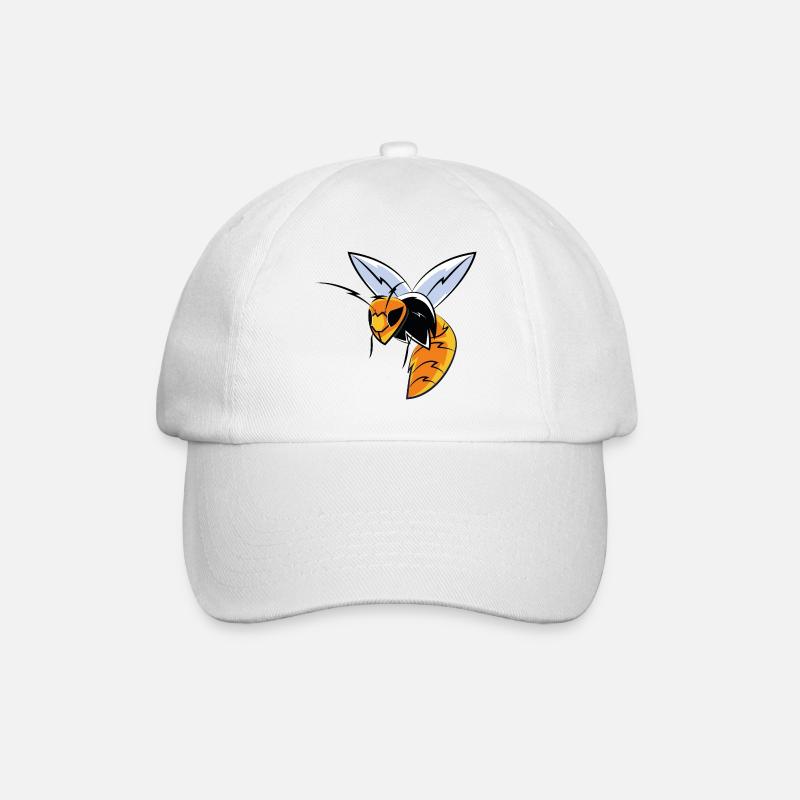 Guêpe insecte - Casquette classique - blanc/blanc